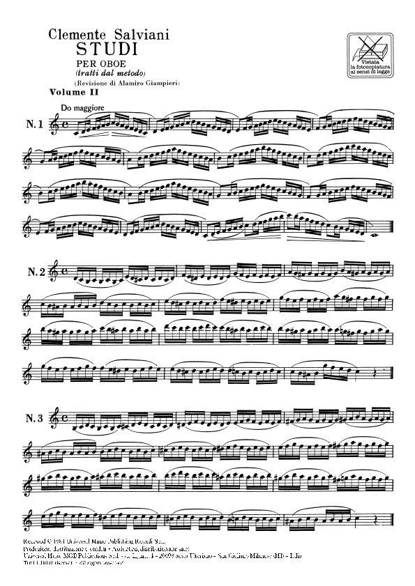 Studi per oboe (tratti dal Metodo) Vol. IV - Volume IV - pro hoboj